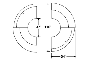 Circular Reception Desk