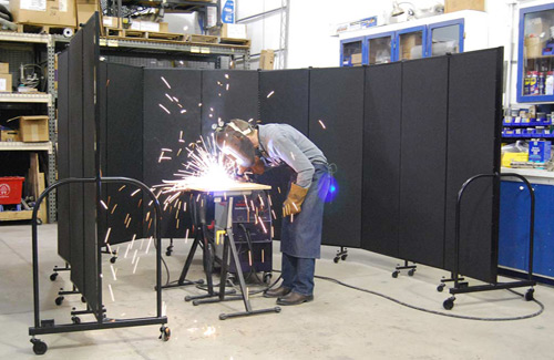 Safety screens for manufacturing - welding 