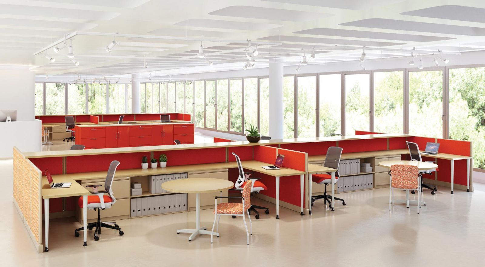 Knoll Cubicles for Collaborative Workspaces