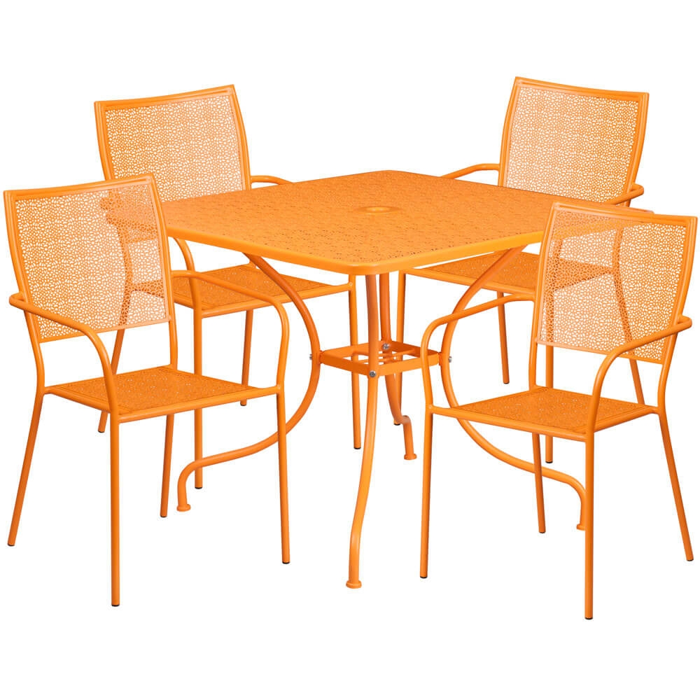 Bistro table set CUB CO 35SQ 02CHR4 OR GG FLA