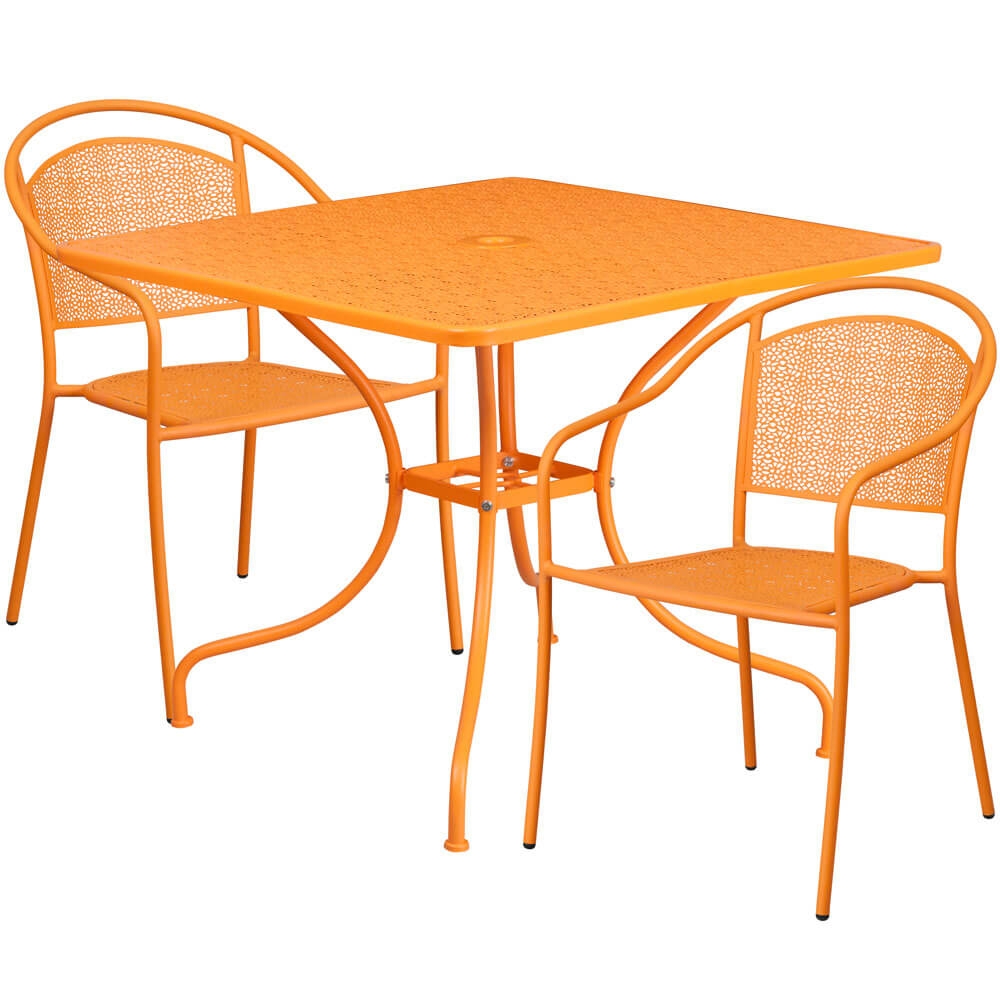 Bistro table set CUB CO 35SQ 03CHR2 OR GG FLA