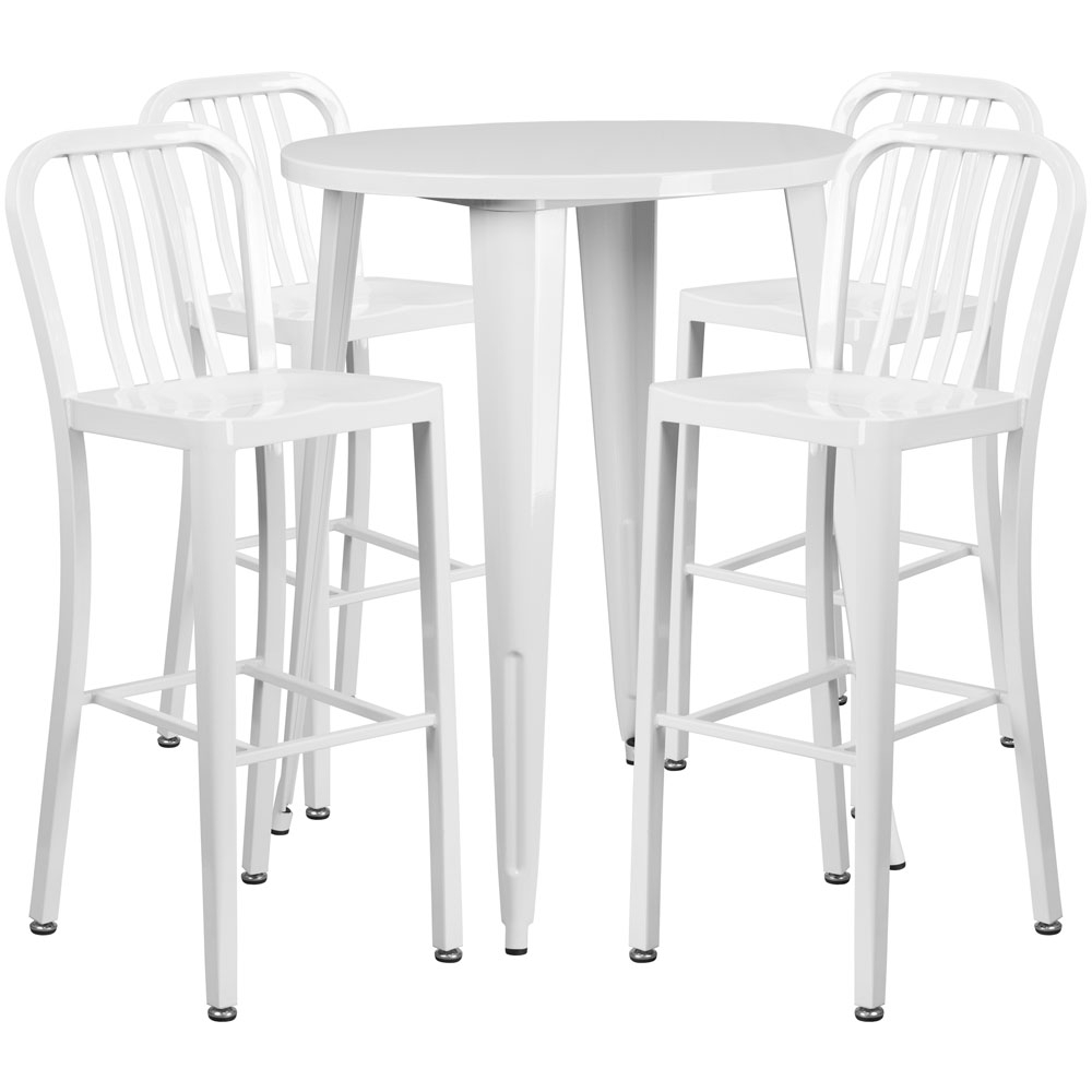 Cafe tables and chairs outdoor pub set