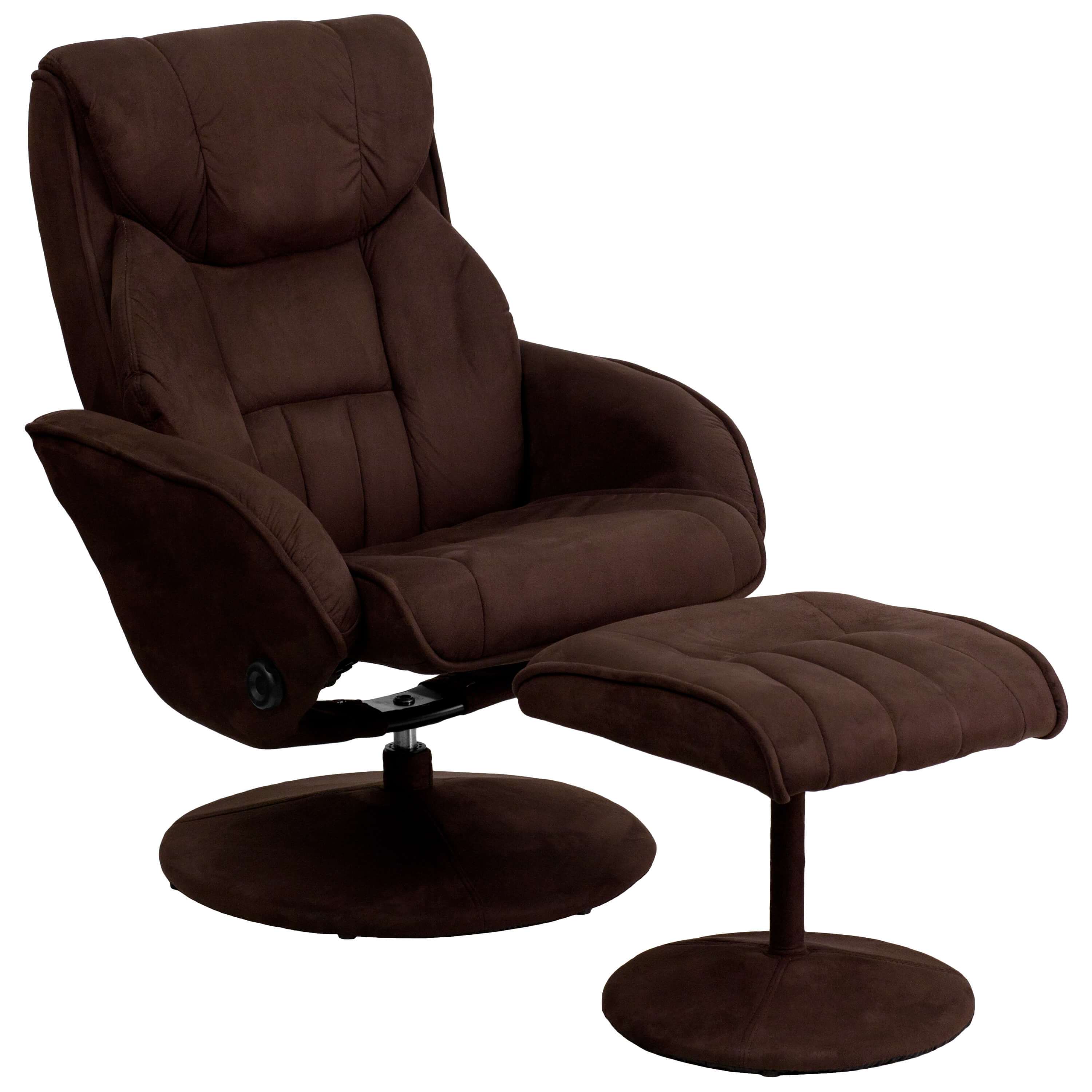 Contemporary recliners brown recliner chair