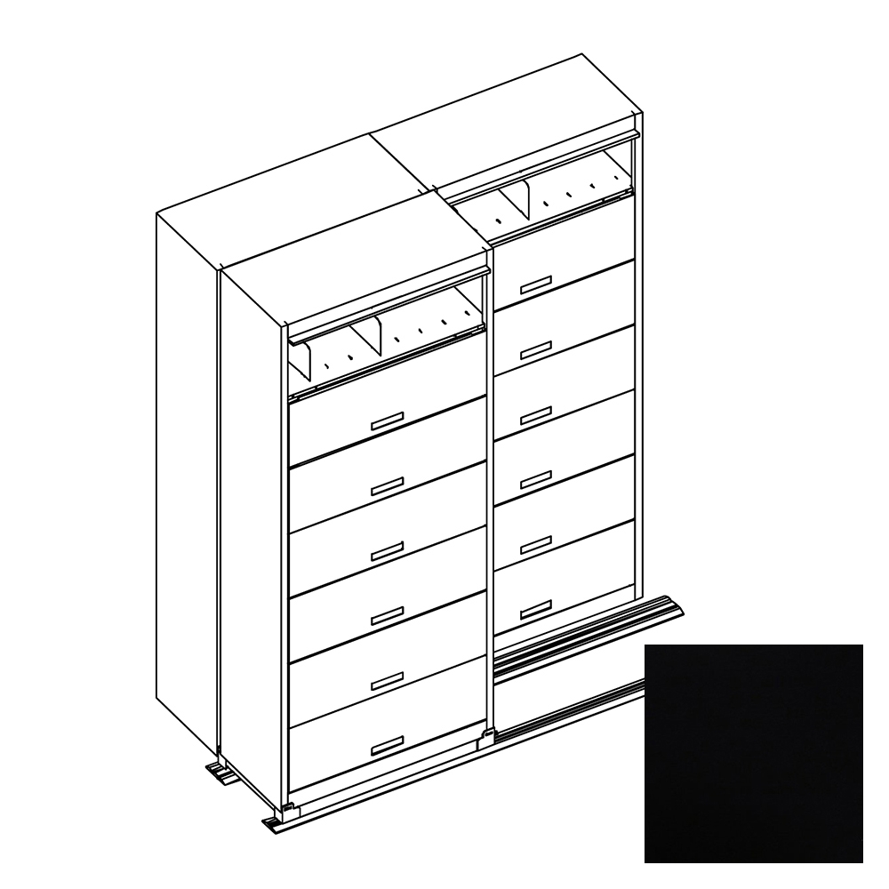 Filing solutions CUB FF721 K BLACK YAM