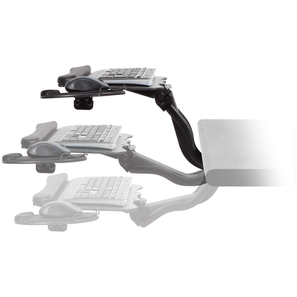 Keyboard desk mount view 2