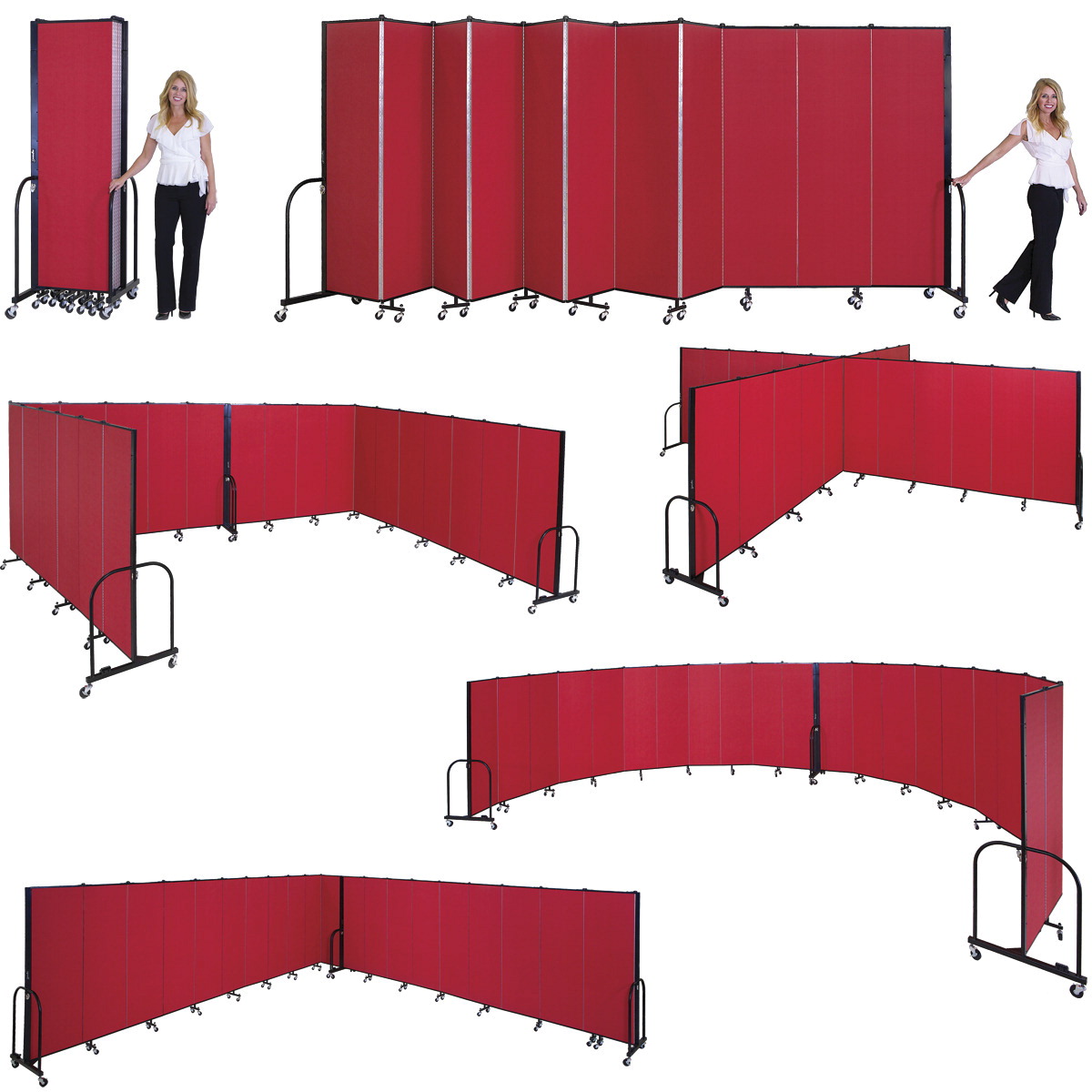 Mobile room dividers environmental