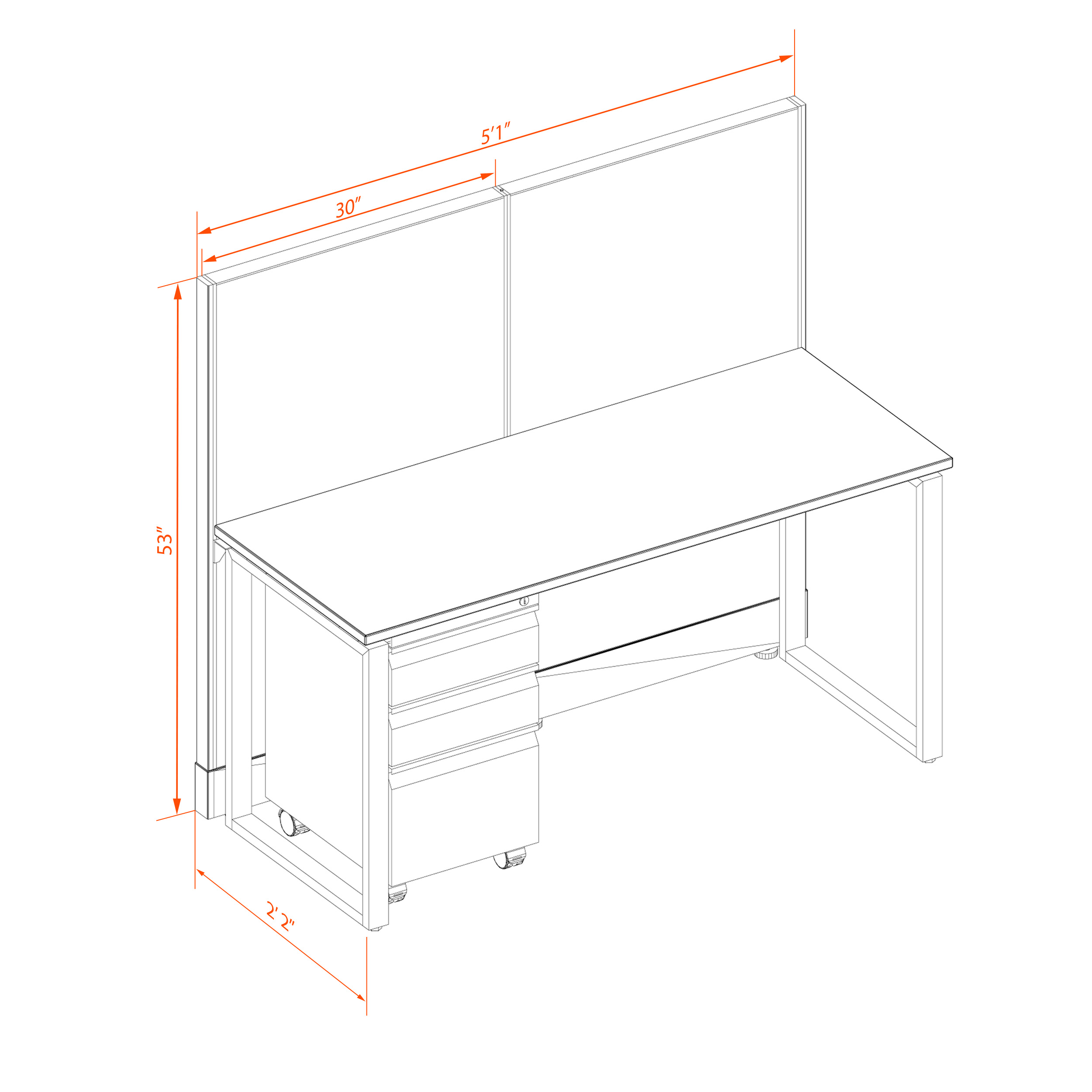 Office benching systems 52s53