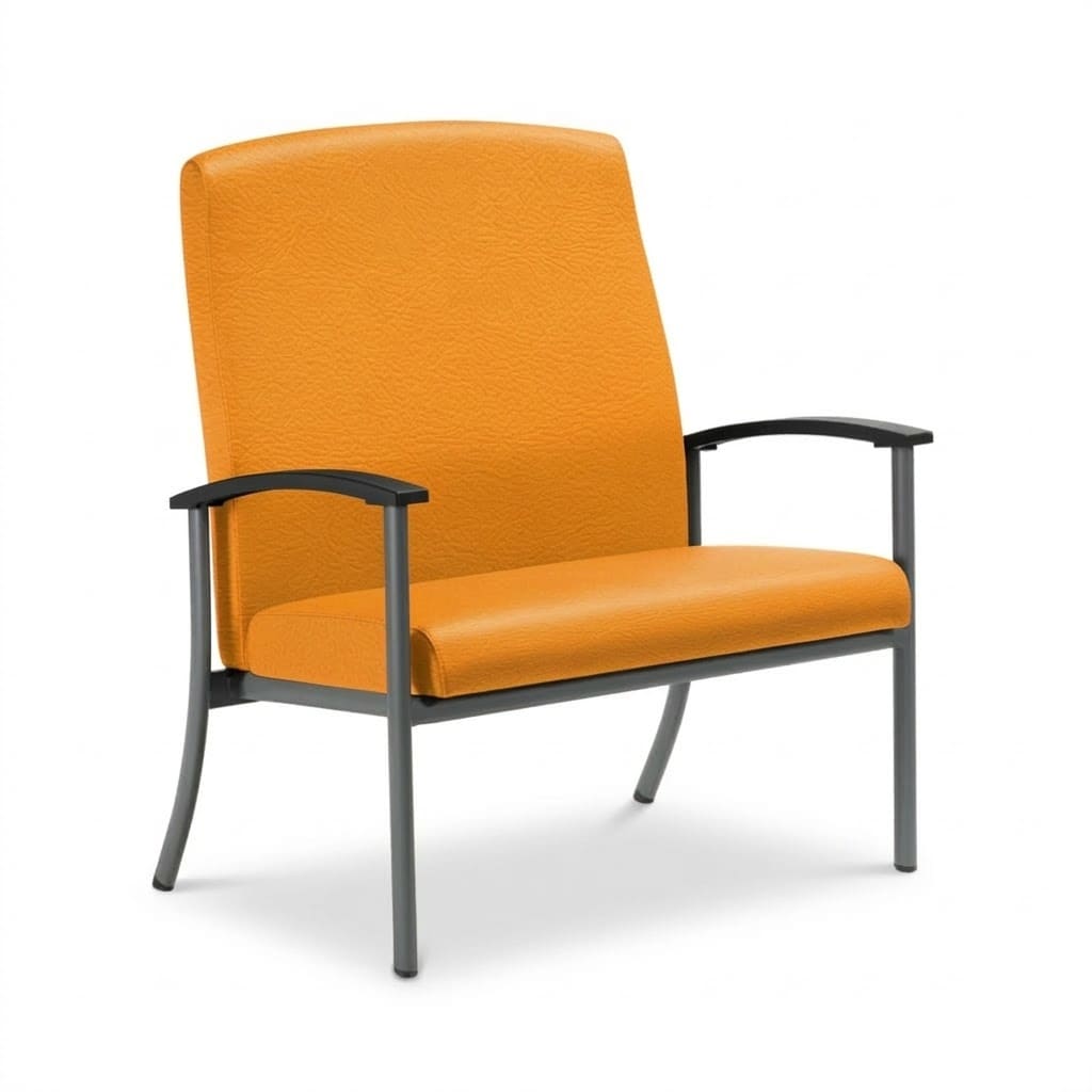 Extra wide chair high back orange Extra wide chair high back orange