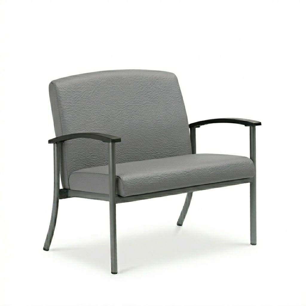Extra wide chair low back grey Extra wide chair low back grey