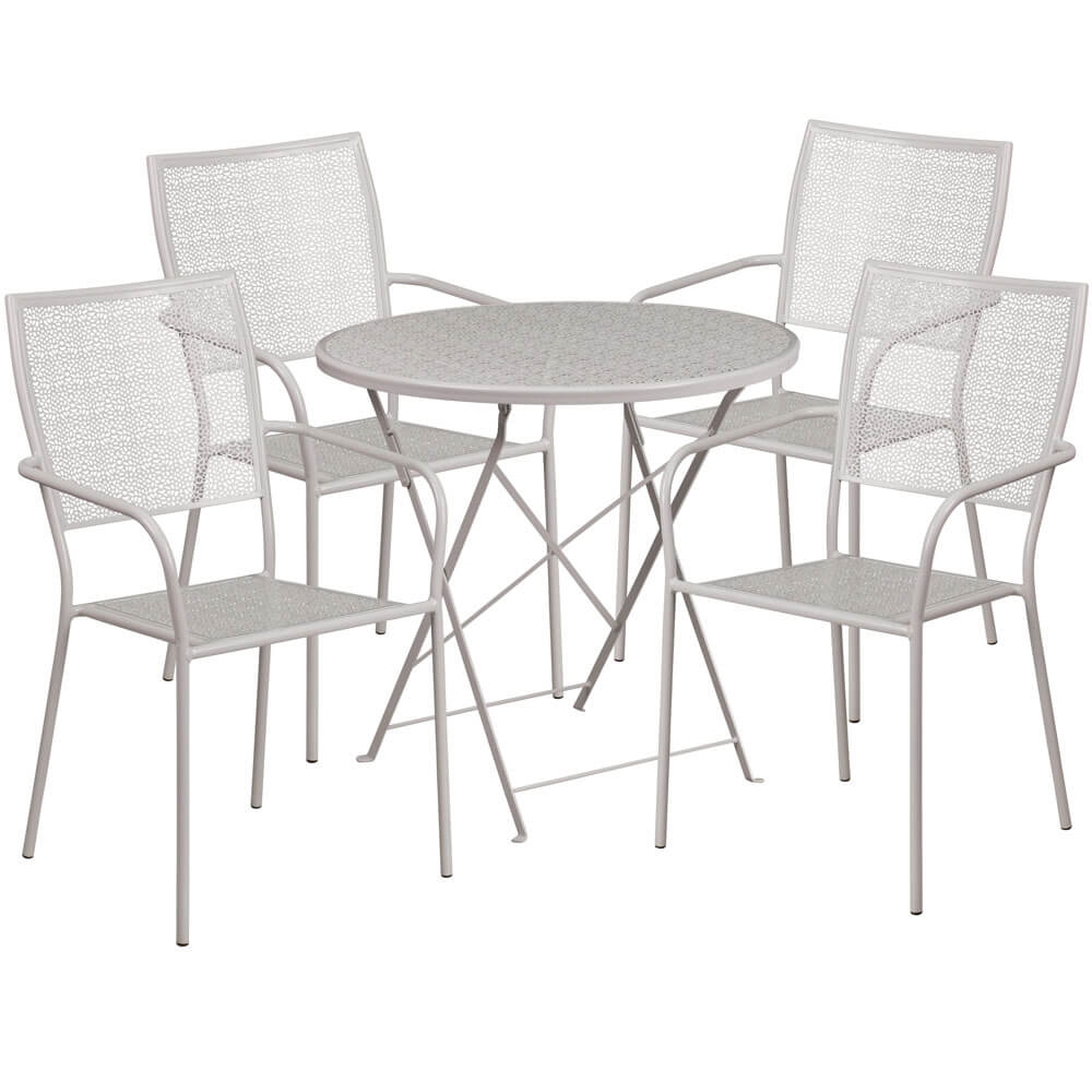 Bistro table set CUB CO 30RDF 02CHR4 SIL GG 