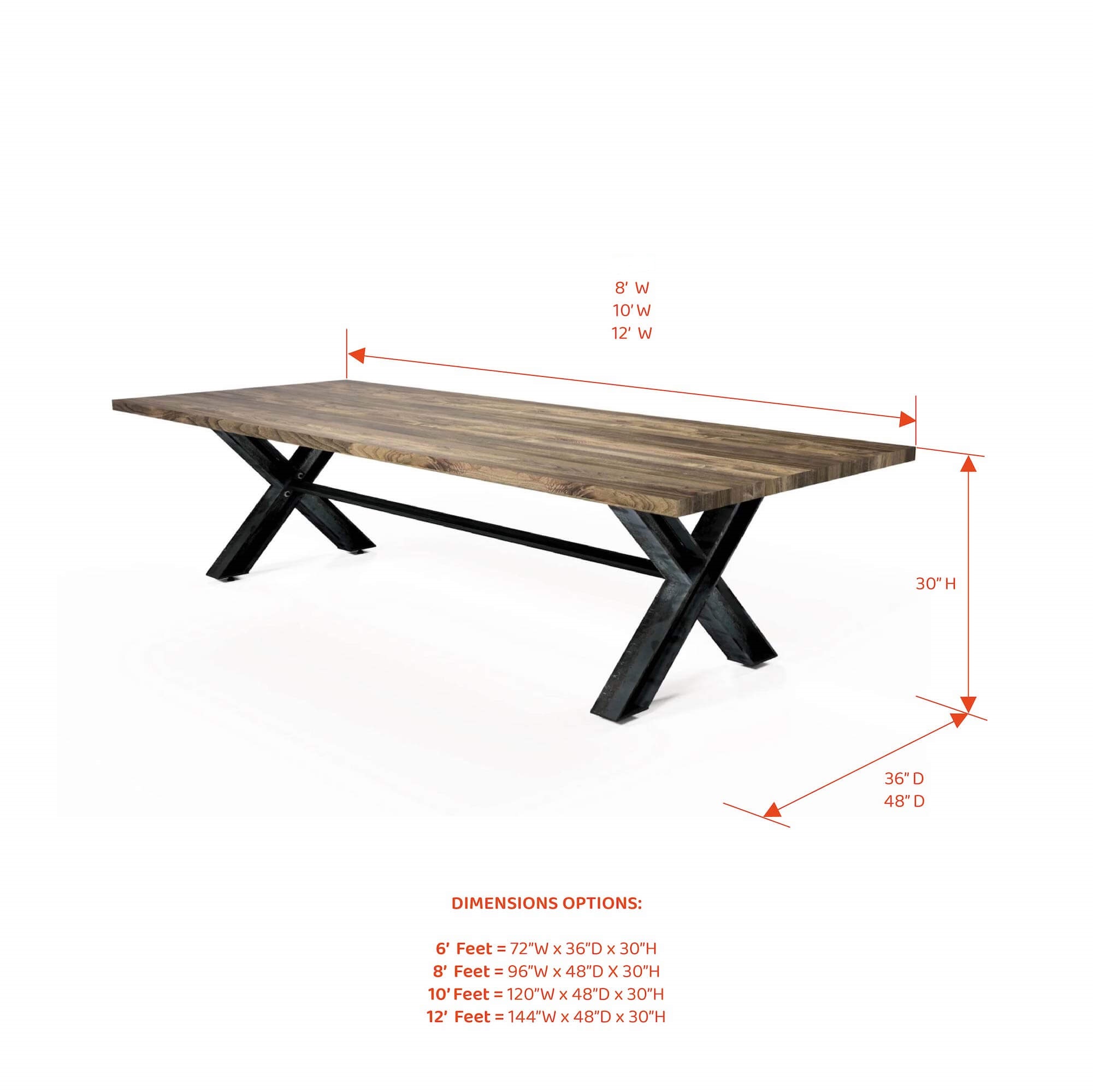 Conference room tables conference room id6 industrial conference table angle measures 2