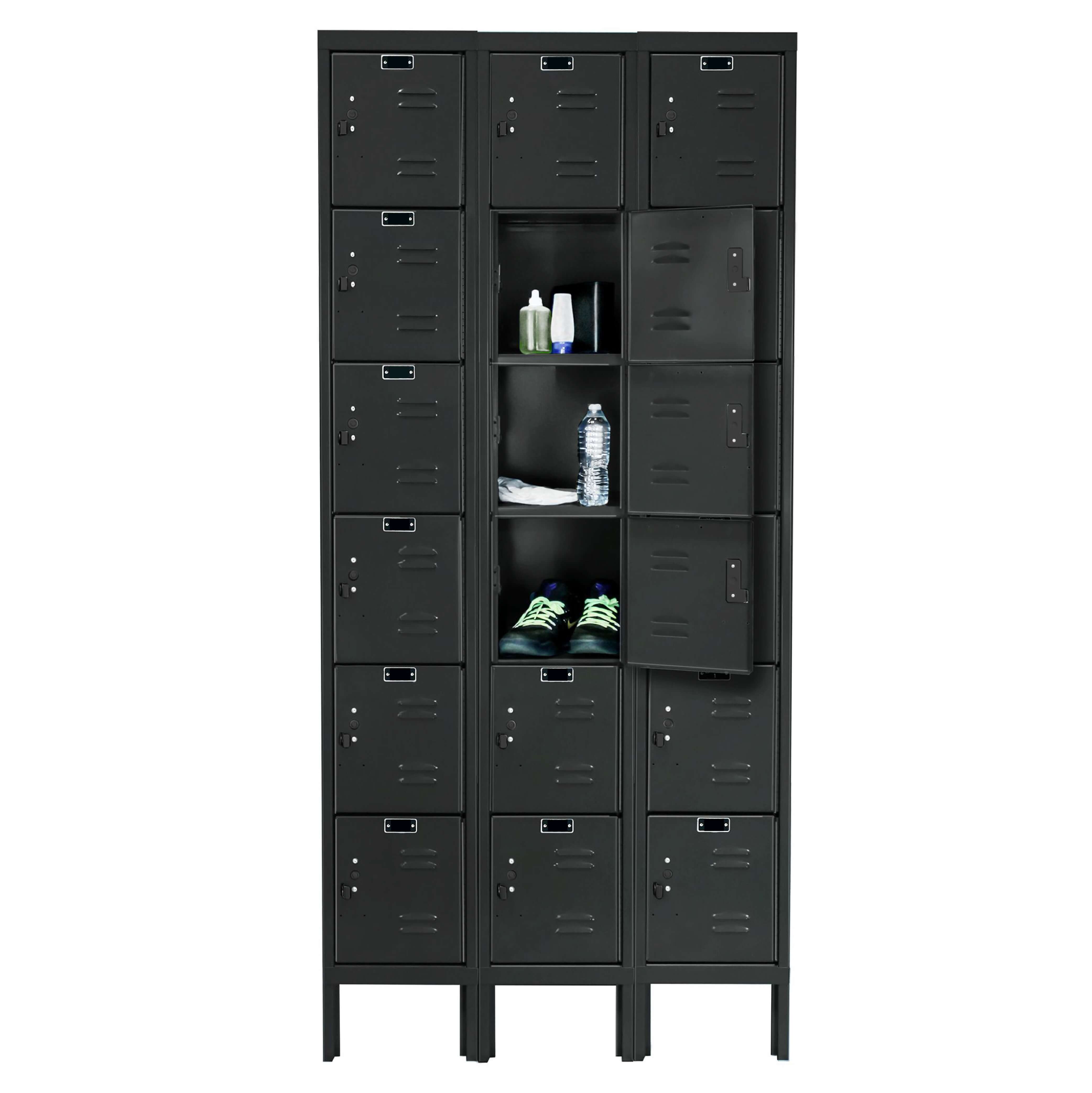 Employee lockers metal lockers wardrobe lockers 3w 6t front view