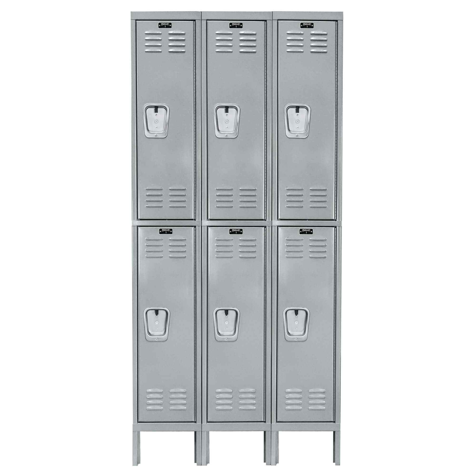 Locker room lockers front