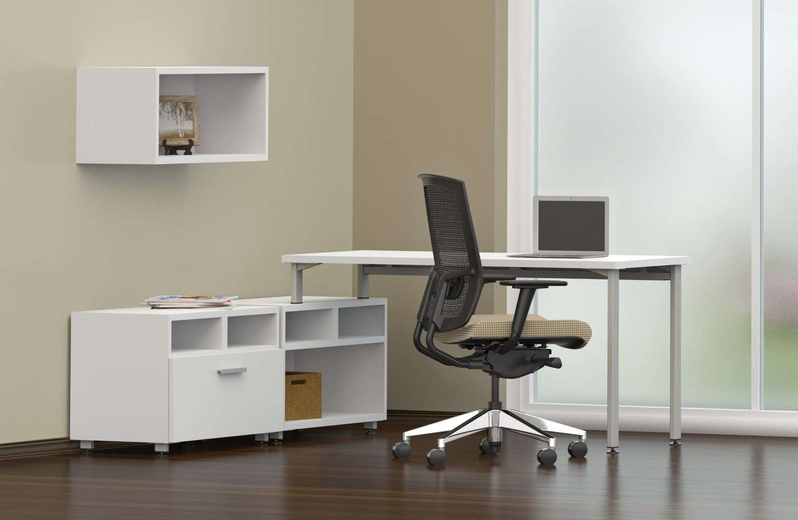 L desk with hutch CUB e5K11 DWS YAM_preview