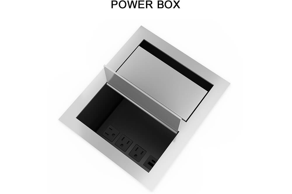 Meetings conference table for 10 power box Meetings conference table for 10 power box