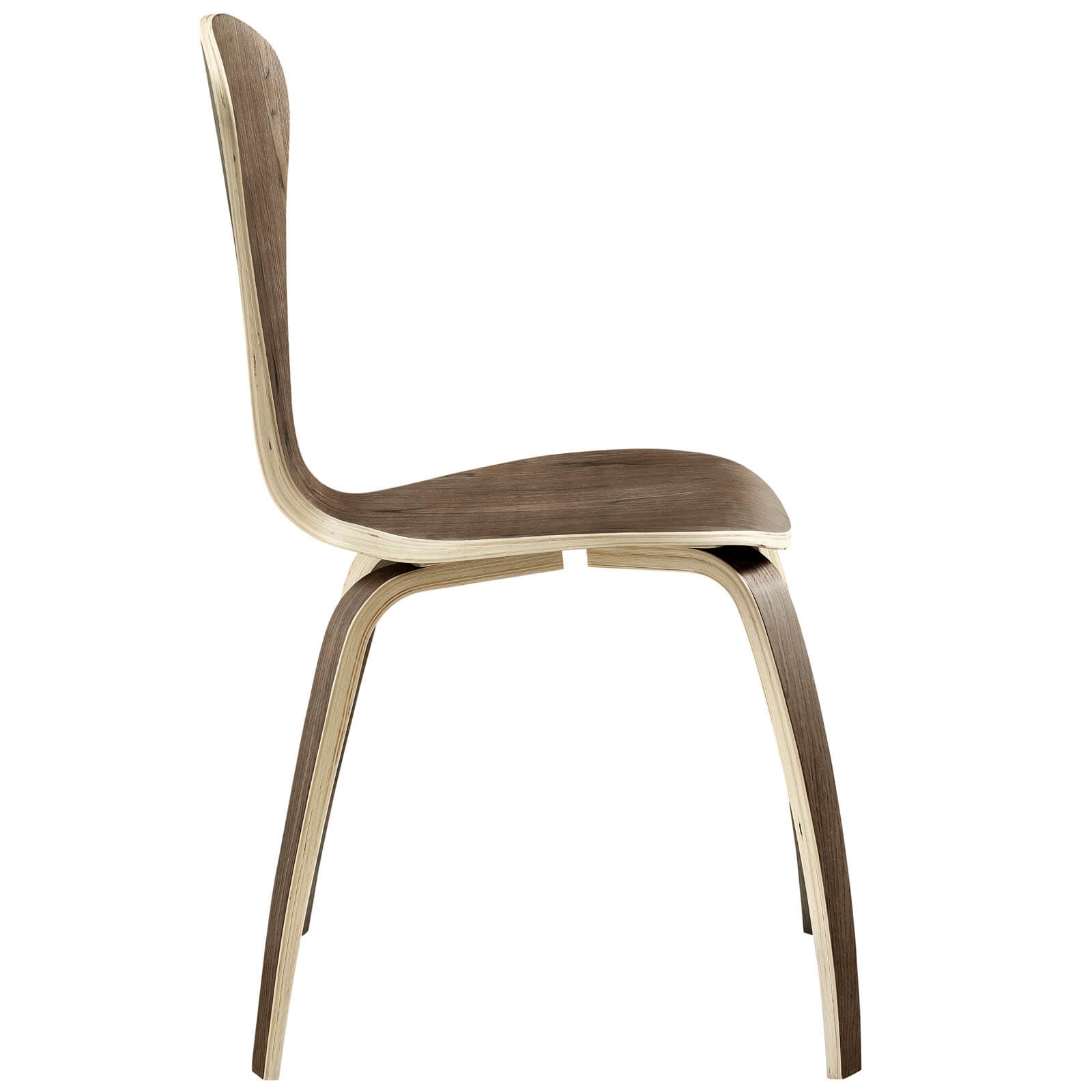 Modern chair side view