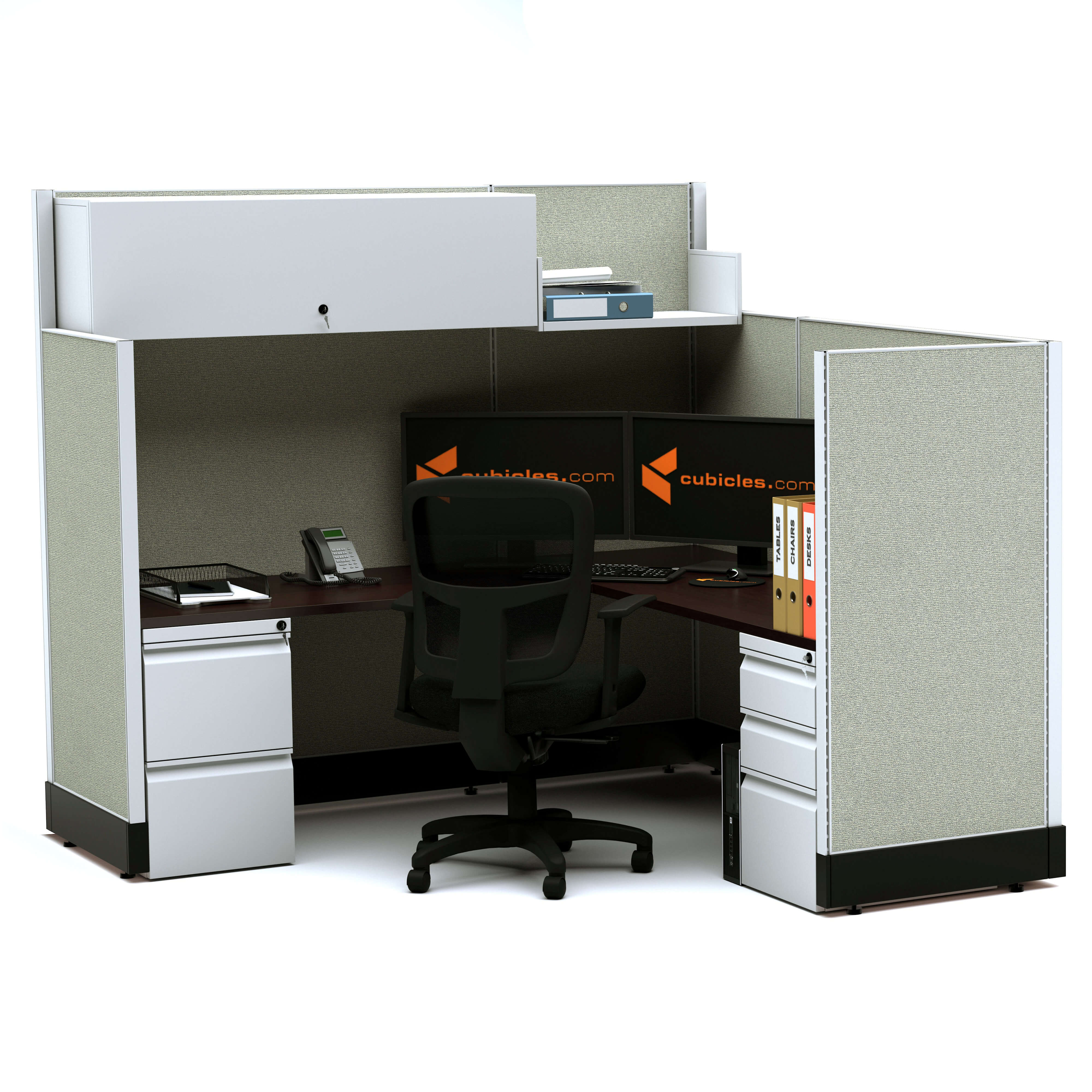 Modular Furniture Mixed Height Powered - Modern Office Furniture 53-67H  Powered