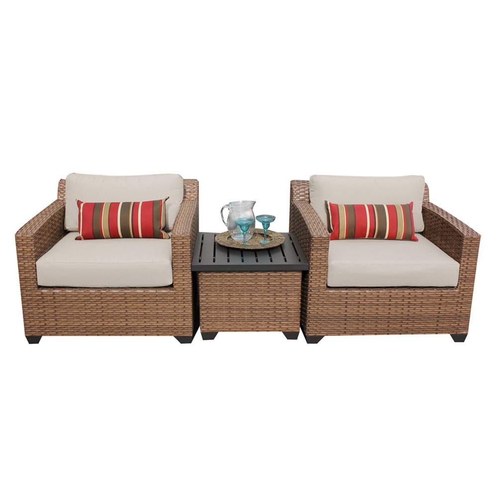 Outdoor lounge furniture CUB LAGUNA 03a BEIGE TKC