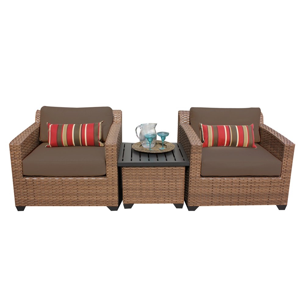 Outdoor lounge furniture CUB LAGUNA 03a COCOA TKC