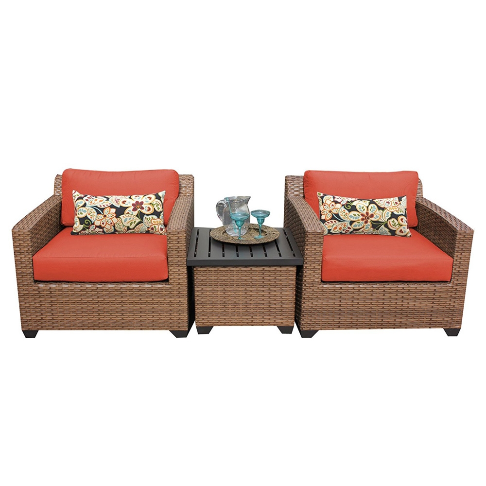 Outdoor lounge furniture CUB LAGUNA 03a TANGERINE TKC