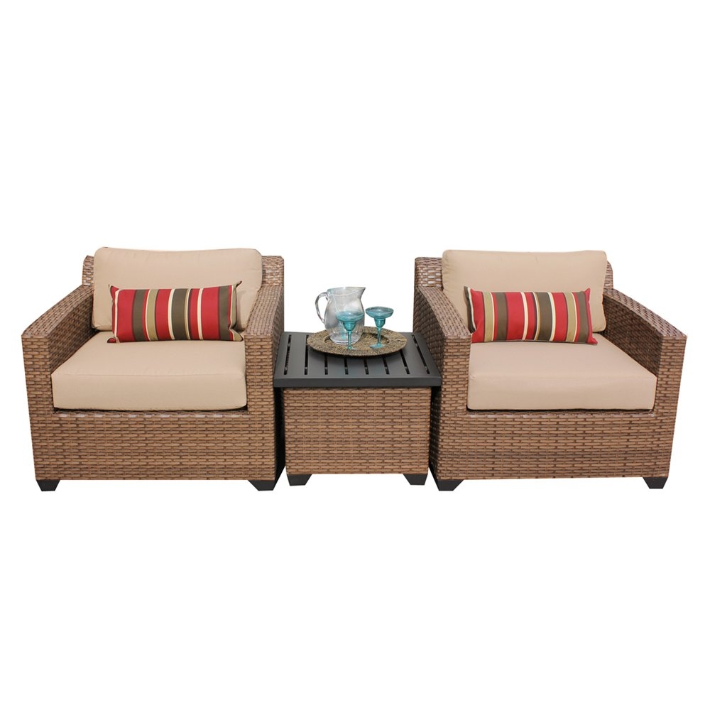 Outdoor lounge furniture CUB LAGUNA 03a WHEAT TKC