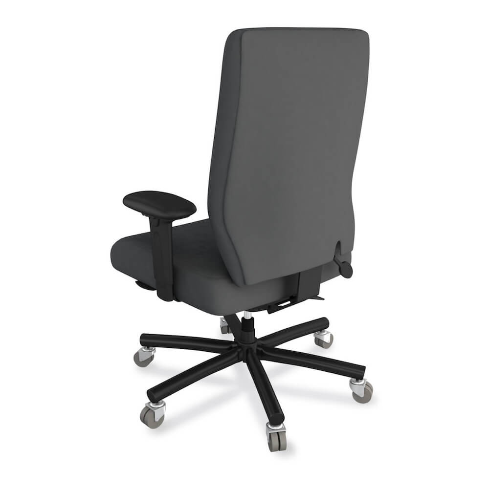 Big & tall office chairs big & tall executive office chairs ergonomic office chair heavy duty front angle back view