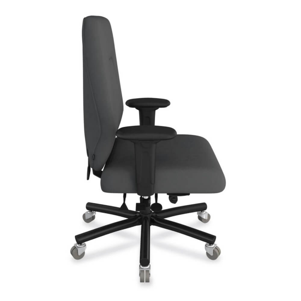 Big & tall office chairs big & tall executive office chairs ergonomic office chair heavy duty side view