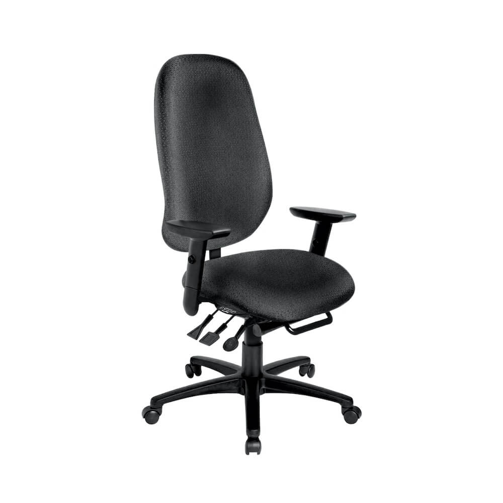 Office furniture chairs office desk chairs chair lumbar back support angle view