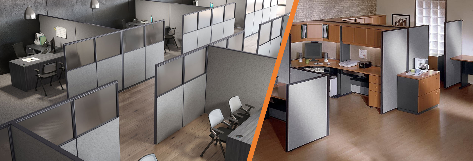 Office Partition Walls - 42H Free Standing Office Partitions, 66H Free  Standing Office Partitions