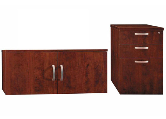 Pedestal File & Overhead Storage Unit