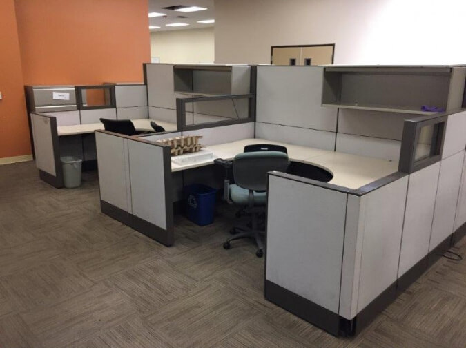 Used Herman Miller Q - High-Low Panels - Used Cubicles